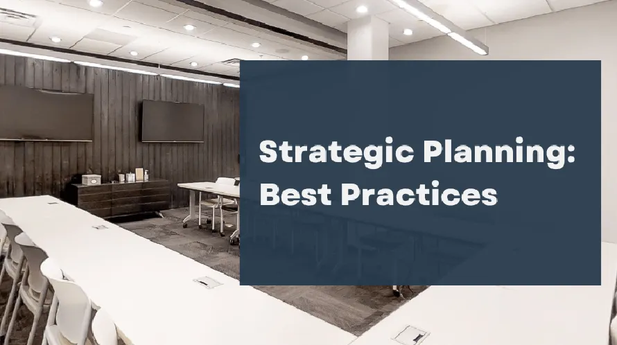 Strategic planning whiteboard session